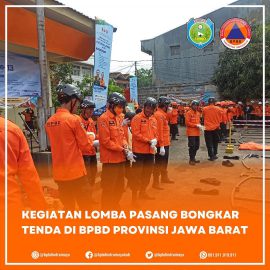 Tim BPBD Ikuti Lomba Di BPBD Provinsi Jawa Barat
